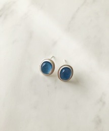 マットオーバルビジューピアス