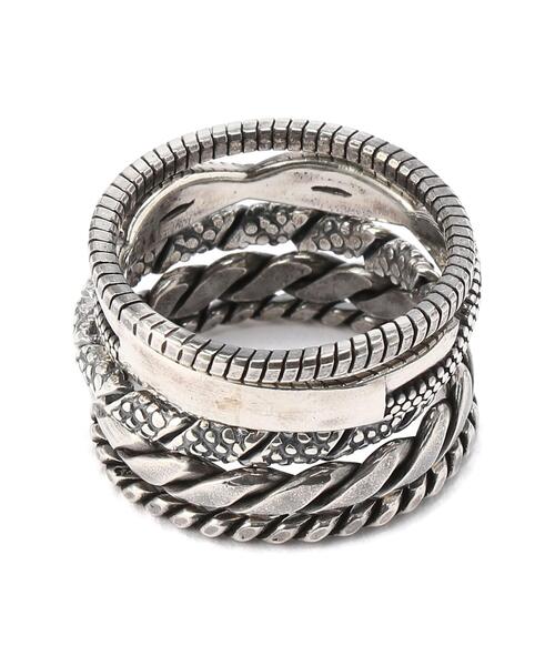 ROYAL FLASH(ロイヤルフラッシュ)の「gunda/ガンダ/STACK RING(リング・メンズ・シルバー・12)」の3枚目の写真