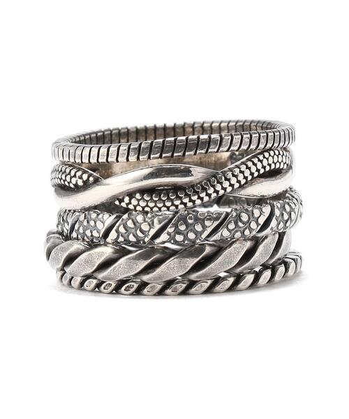 ROYAL FLASH(ロイヤルフラッシュ)の「gunda/ガンダ/STACK RING(リング・メンズ・シルバー・12)」の4枚目の写真