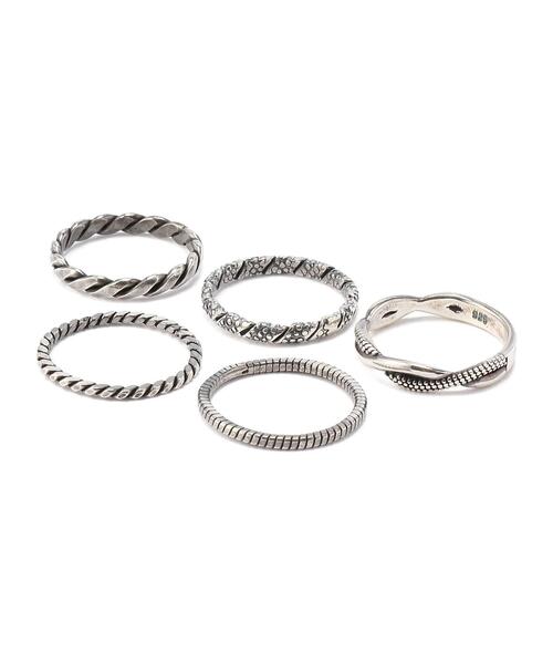 ROYAL FLASH(ロイヤルフラッシュ)の「gunda/ガンダ/STACK RING(リング・メンズ・シルバー・12)」の5枚目の写真