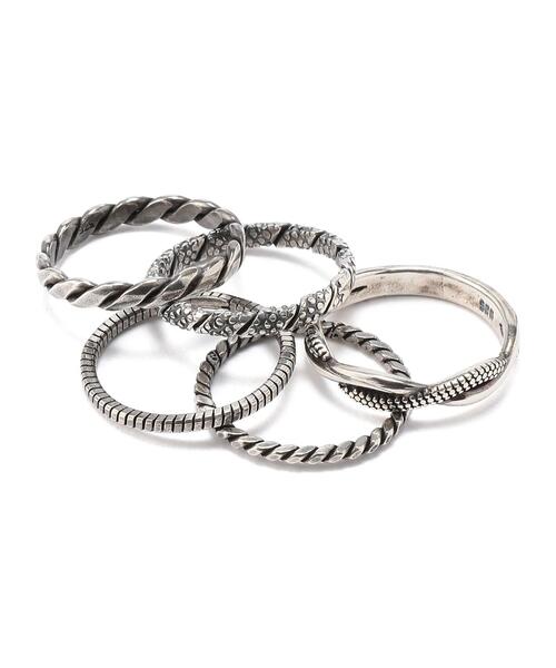ROYAL FLASH(ロイヤルフラッシュ)の「gunda/ガンダ/STACK RING(リング・メンズ・シルバー・12)」の6枚目の写真