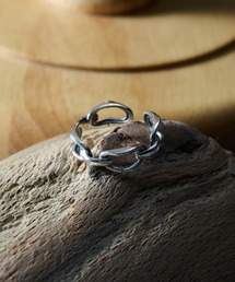 MAISON CLUB(���]���N���u)�́yMAISON CLUB�zPlain Wave Twist Ring Silver925 KUN(�����O)
