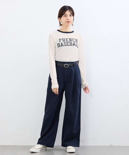 IENA（イエナ）の「BLACK シアーリンガーTシャツ（Tシャツ/カットソー・レディース・アイボリー・FREE）」の7枚目の写真