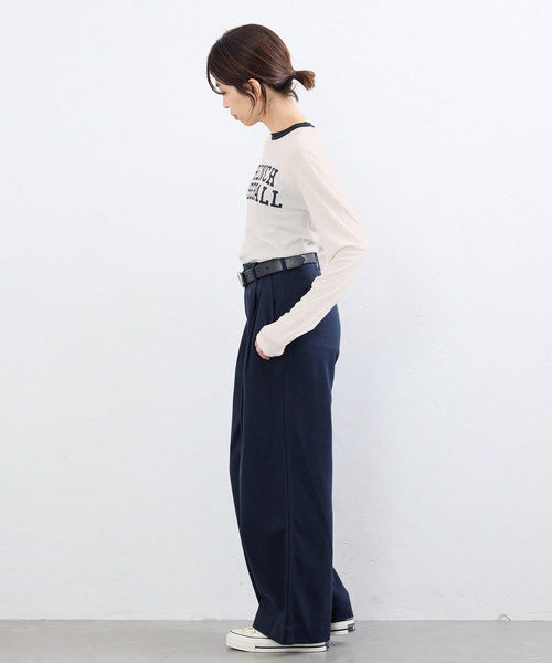 IENA（イエナ）の「BLACK シアーリンガーTシャツ（Tシャツ/カットソー・レディース・アイボリー・FREE）」の8枚目の写真