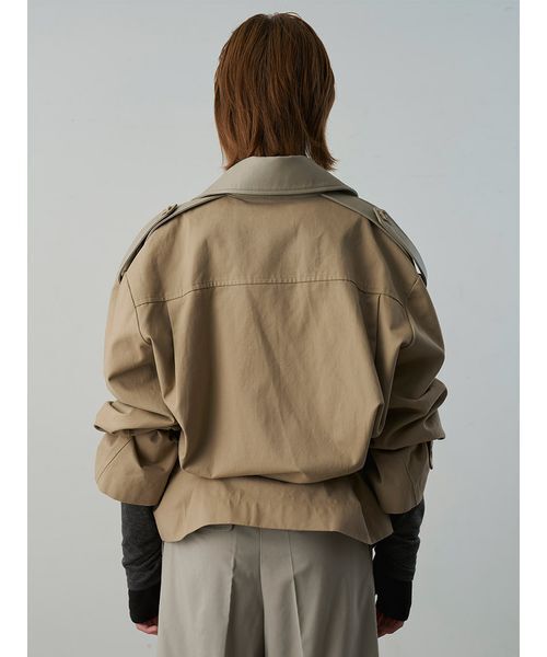 Henon.（ヘノン）の「ショートトレンチコート（トレンチコート・レディース・ベージュ/カーキ・F）」の12枚目の写真