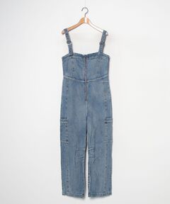 セール】ペプラムデニムパンツ / Peplum Denim Pants（デニムパンツ