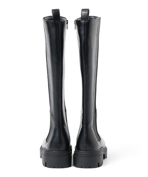 BEAMS HEART(ビームスハート)の「ロング サイドゴア ブーツ(ブーツ・レディース・ブラック/ブラウン・25.0cm/24.0cm/23.0cm)」の7枚目の写真