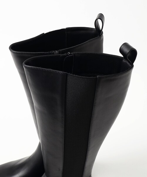 BEAMS HEART(ビームスハート)の「ロング サイドゴア ブーツ(ブーツ・レディース・ブラック/ブラウン・25.0cm/24.0cm/23.0cm)」の9枚目の写真