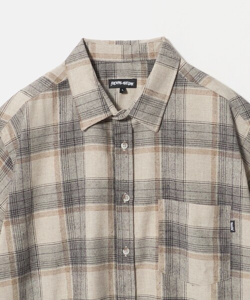 FUCKING AWESOME（ファッキングオーサム）の「＜FUCKING AWESOME＞ Blakes Shirt/ショートスリーブシャツ（シャツ/ブラウス・メンズ・ブラウン系/ダークグリーン・M/L）」の4枚目の写真