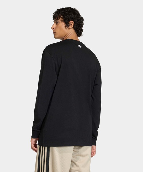 adidas(アディダス)の「GFX T / ロンT / アディダスオリジナルス adidas Originals(Tシャツ/カットソー・メンズ・ブラック・XX-LARGE/3XL/LARGE/MEDIUM/X-LARGE/X-SMALL/SMALL)」の4枚目の写真