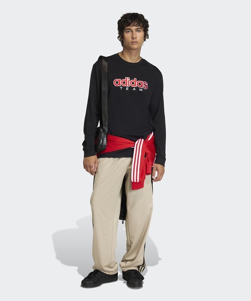 adidas(アディダス)の「GFX T / ロンT / アディダスオリジナルス adidas Originals(Tシャツ/カットソー・メンズ・ブラック・XX-LARGE/3XL/LARGE/MEDIUM/X-LARGE/X-SMALL/SMALL)」の5枚目の写真