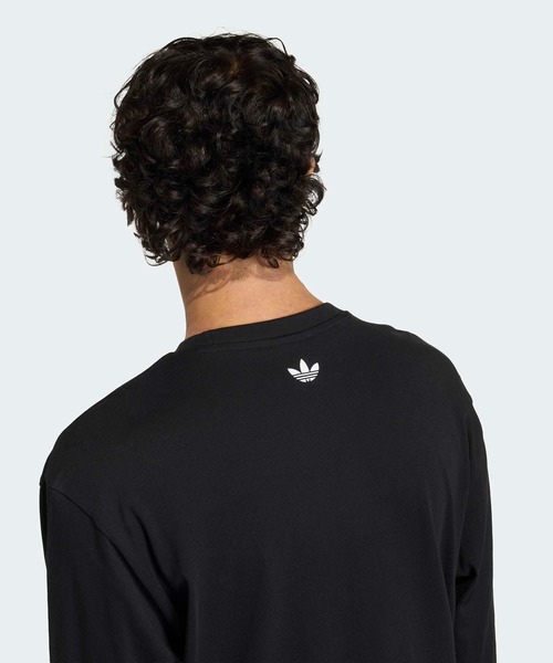 adidas(アディダス)の「GFX T / ロンT / アディダスオリジナルス adidas Originals(Tシャツ/カットソー・メンズ・ブラック・XX-LARGE/3XL/LARGE/MEDIUM/X-LARGE/X-SMALL/SMALL)」の7枚目の写真