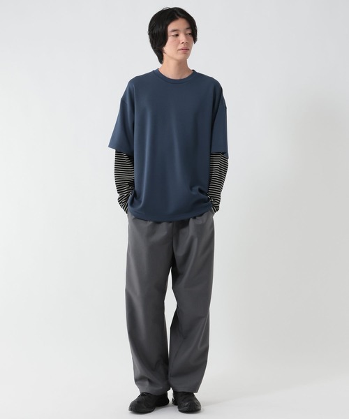 GEORGE'S(ジョージズ)の「レイヤードボーダーロンT(Tシャツ/カットソー・メンズ・グレー系その他/ブルー系その他・MEDIUM/LARGE)」の21枚目の写真