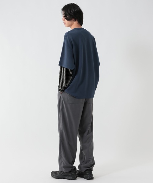 GEORGE'S(ジョージズ)の「レイヤードボーダーロンT(Tシャツ/カットソー・メンズ・グレー系その他/ブルー系その他・MEDIUM/LARGE)」の22枚目の写真