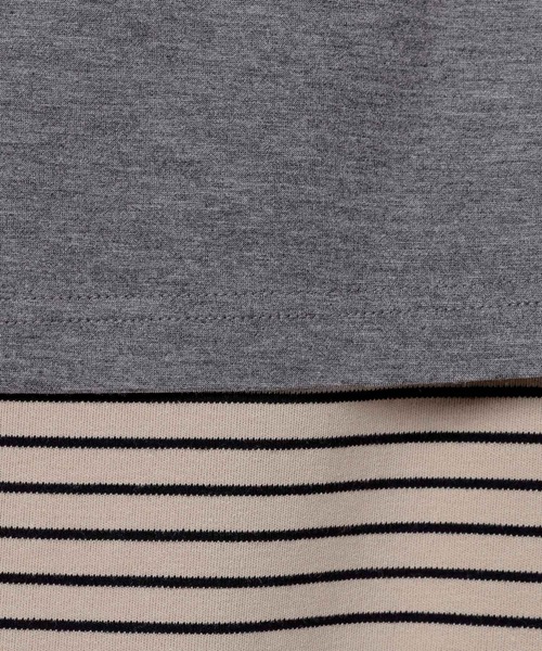 GEORGE'S(ジョージズ)の「レイヤードボーダーロンT(Tシャツ/カットソー・メンズ・グレー系その他/ブルー系その他・MEDIUM/LARGE)」の12枚目の写真