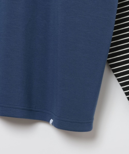 GEORGE'S(ジョージズ)の「レイヤードボーダーロンT(Tシャツ/カットソー・メンズ・グレー系その他/ブルー系その他・MEDIUM/LARGE)」の7枚目の写真