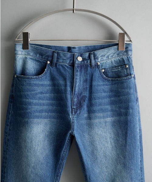 CONZ(コンズ)の「flare cut jeans(デニムパンツ・メンズ・ブラック/インディゴブルー・1/2/4/3)」の4枚目の写真