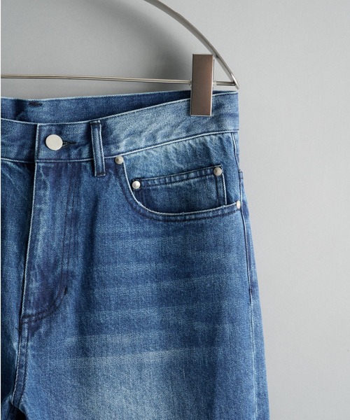 CONZ(コンズ)の「flare cut jeans(デニムパンツ・メンズ・ブラック/インディゴブルー・1/2/4/3)」の5枚目の写真