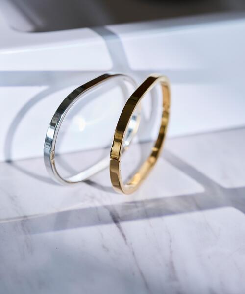 NANO universe(ナノユニバース)の「ASSEMBLANC JEWELRY/別注 Bangle(バングル/リストバンド・メンズ・シルバー・FREE)」の2枚目の写真