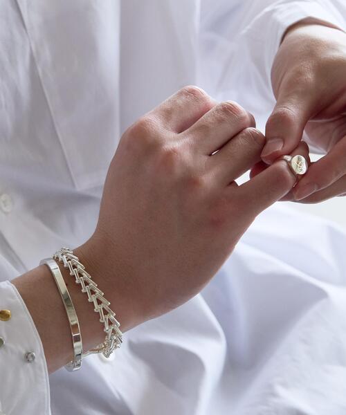NANO universe(ナノユニバース)の「ASSEMBLANC JEWELRY/別注 Bangle(バングル/リストバンド・メンズ・シルバー・FREE)」の3枚目の写真