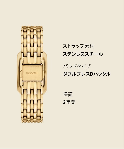 FOSSIL（フォッシル）の「フォッシル 腕時計 レディース アナログ ステンレス ES5513（アナログ腕時計・レディース・ゴールド・FREE）」の10枚目の写真