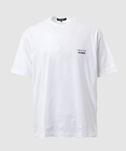 COMME des GARCONS HOMME（コム デ ギャルソン・オム）の「CdG HOMME LOGO T-SHIRT（Tシャツ/カットソー・メンズ・ホワイト/ブラック/ネイビー・S/M/L/XL）」の2枚目の写真
