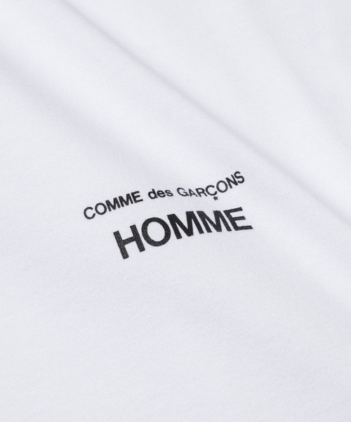 COMME des GARCONS HOMME（コム デ ギャルソン・オム）の「CdG HOMME LOGO T-SHIRT（Tシャツ/カットソー・メンズ・ホワイト/ブラック/ネイビー・S/M/L/XL）」の8枚目の写真