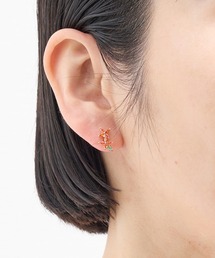 Zoule ゾーラ:FLOWER LETTER SERIES jewel flower letter11 花言葉 キンモクセイ 金木犀 イヤリング
