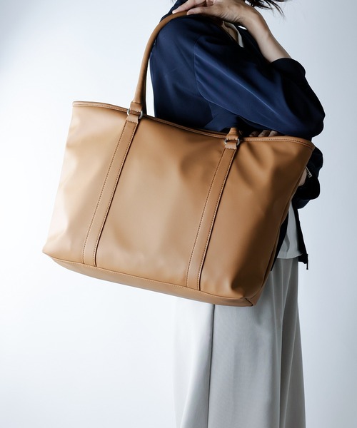 Sobagni（ソバニ）の「トートバッグ / TOTE（トートバッグ・メンズ・ライトブラウン/ブラック・FREE）」の7枚目の写真