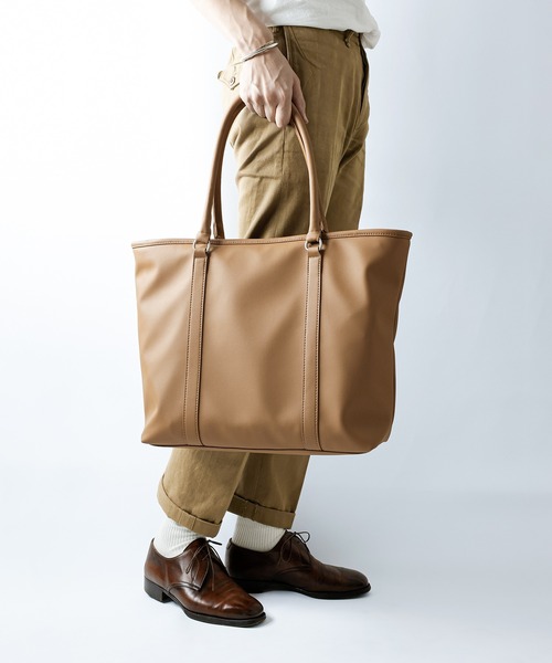 Sobagni（ソバニ）の「トートバッグ / TOTE（トートバッグ・メンズ・ライトブラウン/ブラック・FREE）」の12枚目の写真