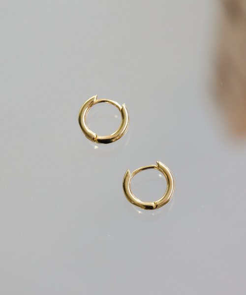 ear PAPILLONNER(イアパピヨネ)の「2WAYバー付ダブルフープピアス(ピアス(両耳用)・レディース・シルバー/ゴールド・FREE)」の10枚目の写真
