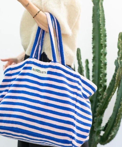 BONGUSTA(ボングスタ)の「【新色追加/BONGUSTA/ボングスタ】NARAM WEEKEND BAG/ビッグトートバッグ(トートバッグ・レディース・グリーン系その他/ブルー/ピンクベージュ/イエロー・フリー)」の3枚目の写真