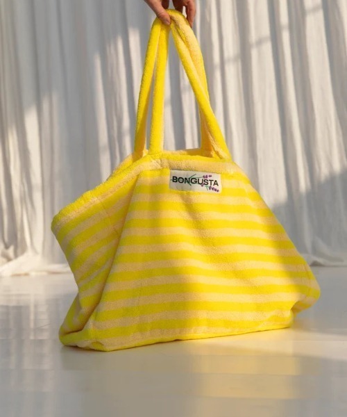 BONGUSTA(ボングスタ)の「【新色追加/BONGUSTA/ボングスタ】NARAM WEEKEND BAG/ビッグトートバッグ(トートバッグ・レディース・グリーン系その他/ブルー/ピンクベージュ/イエロー・フリー)」の9枚目の写真