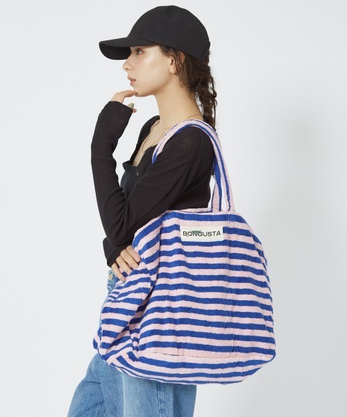BONGUSTA(ボングスタ)の「【新色追加/BONGUSTA/ボングスタ】NARAM WEEKEND BAG/ビッグトートバッグ(トートバッグ・レディース・グリーン系その他/ブルー/ピンクベージュ/イエロー・フリー)」の14枚目の写真