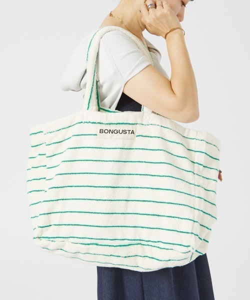 BONGUSTA(ボングスタ)の「【新色追加/BONGUSTA/ボングスタ】NARAM WEEKEND BAG/ビッグトートバッグ(トートバッグ・レディース・グリーン系その他/ブルー/ピンクベージュ/イエロー・フリー)」の13枚目の写真