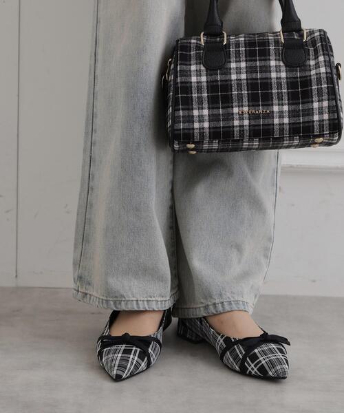 ESPERANZA(エスペランサ)の「リボン付きフラットパンプス(パンプス・レディース・ブラック系8/ワイン系4/ブラック系2・24.5cm/23.0cm/22.5cm/24.0cm/23.5cm)」の10枚目の写真