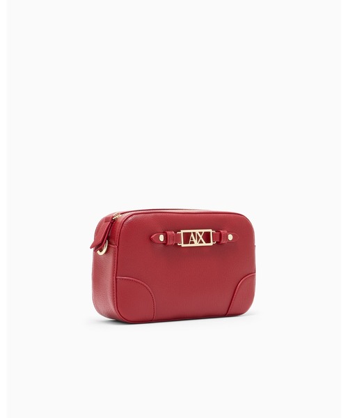 ARMANI EXCHANGE(アルマーニエクスチェンジ)の「【A|X アルマーニ エクスチェンジ】<ZOZO限定>AXロゴプレート ミニショルダーバッグ(ショルダーバッグ・レディース・ブラック/レッド・FREE)」の10枚目の写真