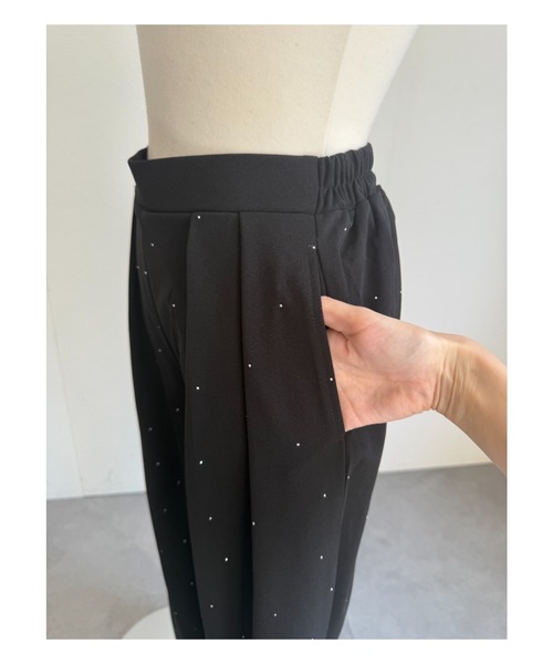 ap retro(アプレトロ)の「2タック とろみジョーゼットワイドパンツ(スラックス・レディース・ネイビー/ブラック/ブラウン/ブラック系その他・MEDIUM/LARGE)」の20枚目の写真