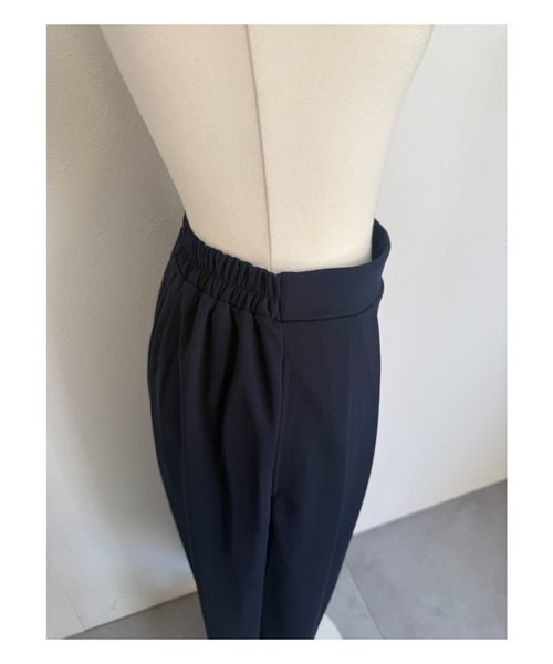 ap retro(アプレトロ)の「2タック とろみジョーゼットワイドパンツ(スラックス・レディース・ネイビー/ブラック/ブラウン/ブラック系その他・MEDIUM/LARGE)」の10枚目の写真