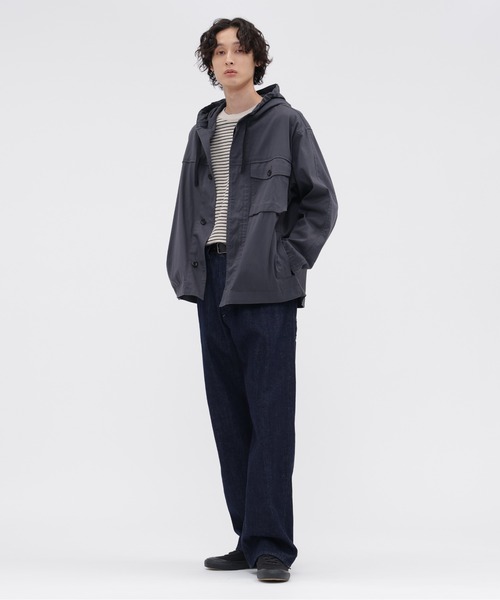 MHL.(エムエイチエル)の「UTILITY COTTON NYLON TWILL(ブルゾン・メンズ・カーキ/グレー・SMALL/LARGE/MEDIUM)」の3枚目の写真