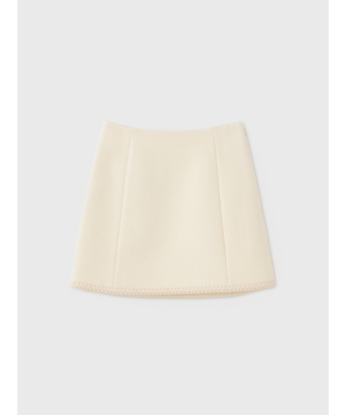 EIMY ISTOIRE(エイミーイストワール)の「EM GOLD BUTTON WOOL MINI SKIRT(スカート・レディース・グレー/キャメル/ブラック/アイボリー・38/36/34)」の14枚目の写真