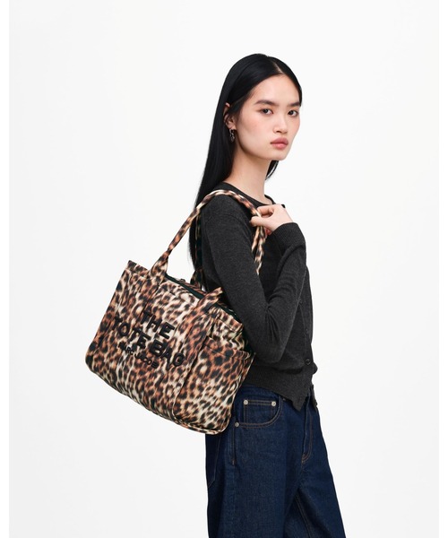 LEOPARD PUFFY NYLON TOTE MEDIUM BAG/ミディアム トート バッグ イン