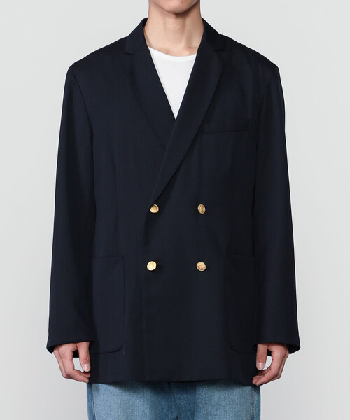 GYMPHLEX(ジムフレックス)の「Gymphlex | ダブルブレストジャケット MEN(テーラードジャケット・メンズ・ダークネイビー・M/L)」の11枚目の写真