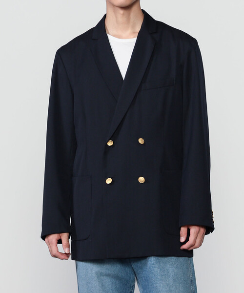 GYMPHLEX(ジムフレックス)の「Gymphlex | ダブルブレストジャケット MEN(テーラードジャケット・メンズ・ダークネイビー・M/L)」の14枚目の写真