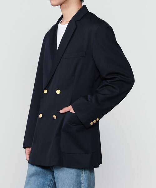 GYMPHLEX(ジムフレックス)の「Gymphlex | ダブルブレストジャケット MEN(テーラードジャケット・メンズ・ダークネイビー・M/L)」の15枚目の写真