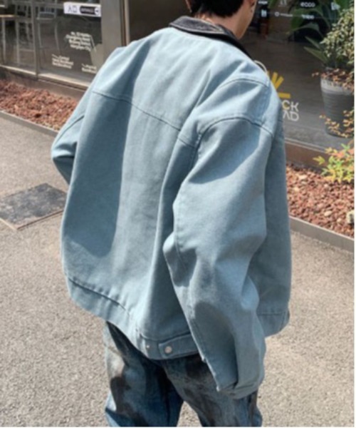 DOUBLE STEAL(ダブルスティール)の「DS配色カラーワークジャケット(その他アウター・メンズ・ブラウン/ブルー・MEDIUM/X-LARGE/LARGE)」の10枚目の写真