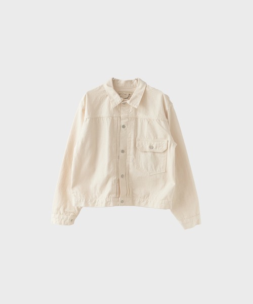 orSlow(オアスロウ)の「orslow/ 1st 40'S Denim jacket /03-6011-66 秋服 冬服(デニムジャケット・メンズ・アイボリー・4)」の1枚目の写真