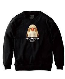Moftique（モフティック） トレーナー スウェット 裏毛 キンカチョウ イザベル 鳥 ペット アニマル プリント トップス メンズ ユニセックス