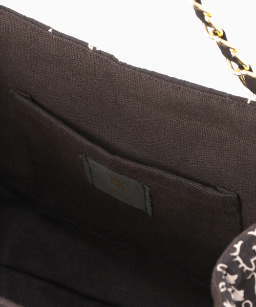 FREAK'S STORE（フリークスストア）の「MALUS/マリュス Bandana quilting shoulder bag/バンダナ キルティング ショルダーバッグ（ハンドバッグ・レディース・ネイビー/ブラック・ONE SIZE）」の8枚目の写真