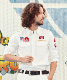 HYSTERIC GLAMOUR | 長袖ミリタリーSH(シャツ/ブラウス)